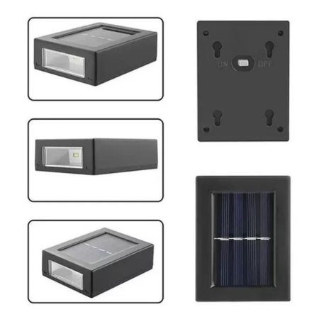 Foco solar LED con sensor de movimiento