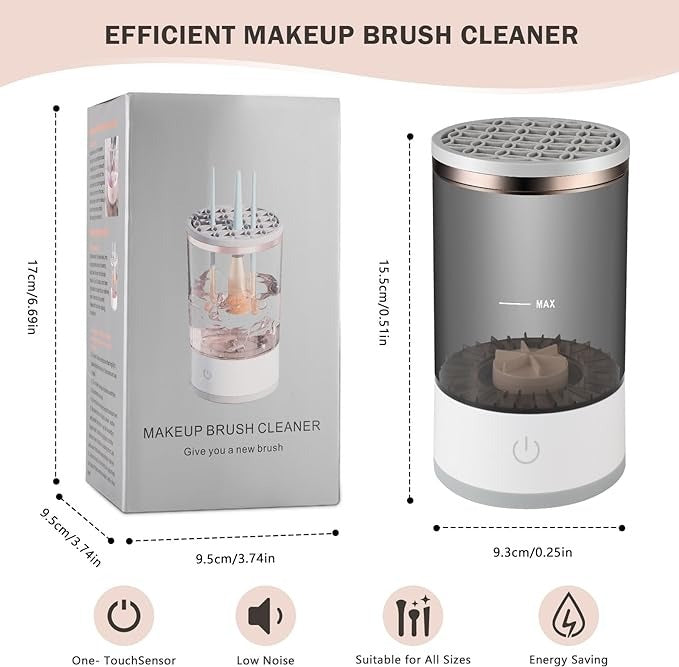 Limpiador de brochas de maquillaje