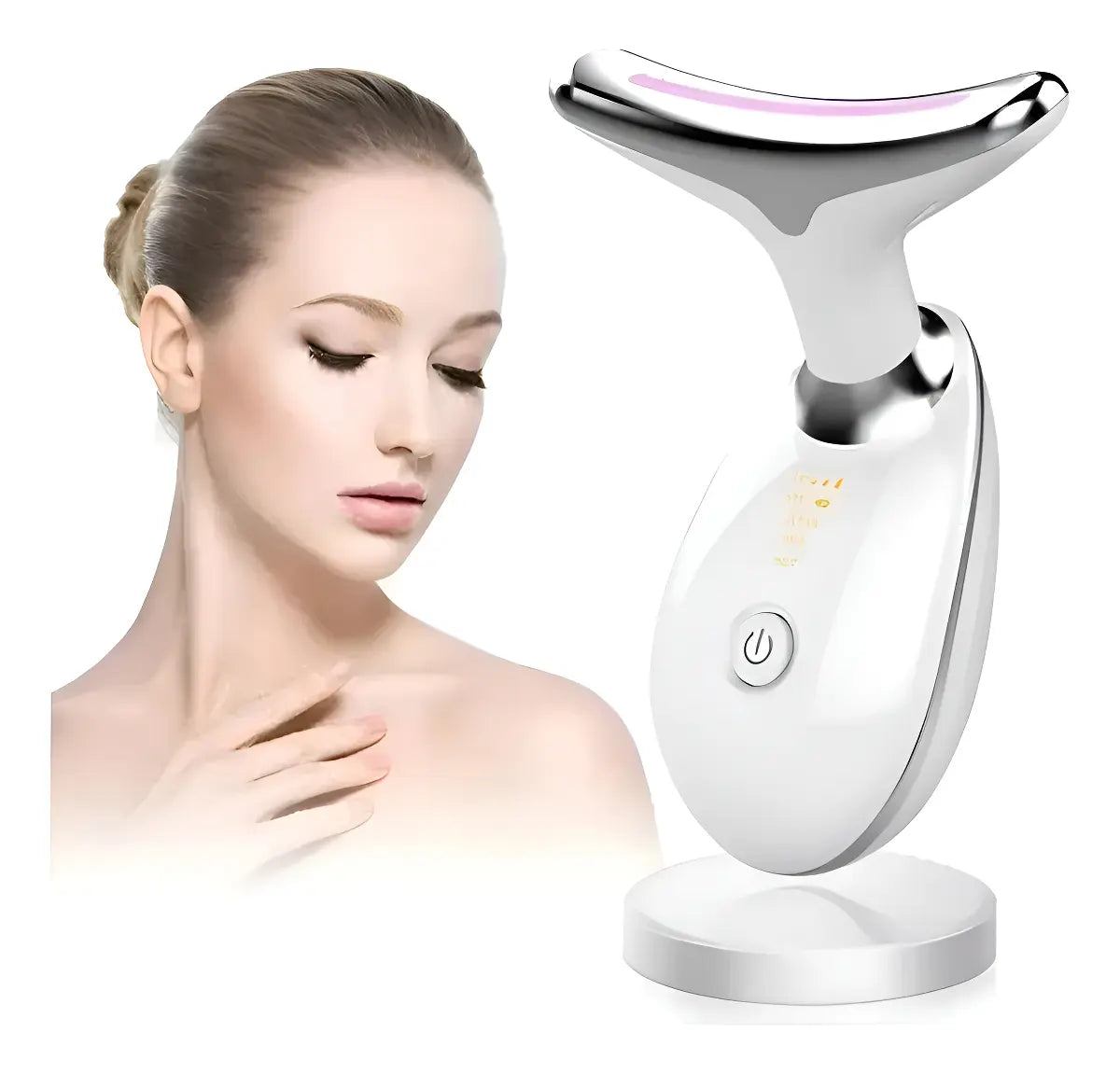 Masajeador facial LED