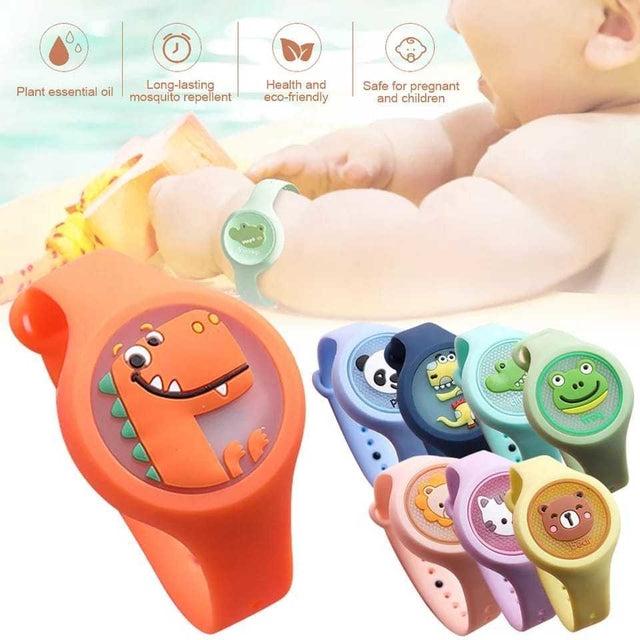 Reloj pulsera repelente de mosquitos para niños